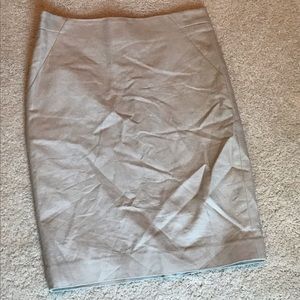 The Limited Khaki Pencil Skirt